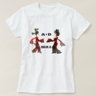 Personlig för bröllop//groom t-shirt