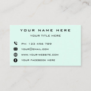Personlig för Business Logotyp Company Contact In Visitkort