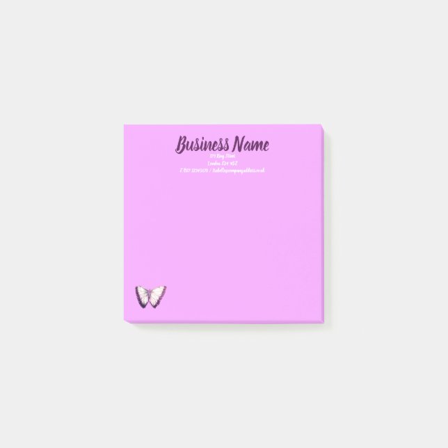 Personlig för Business Marknadsföring-objekt Post-it Block (Framsida)