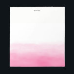 Personlig för Chicen Ombre för vattenfärg, shock r Anteckningsblock<br><div class="desc">Färgstarkt och trendig anteckningsblock med vattenfärgskombination för shock rosa. Det här blir en perfekt som är riktad mot ditt kontor.</div>