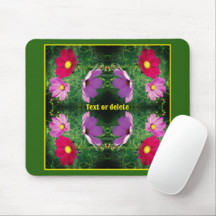 Personlig för Cosmos Flower Trio-Abstrakt Musmatta