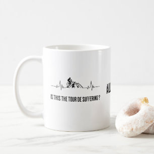 Personlig för cyklist kaffemugg