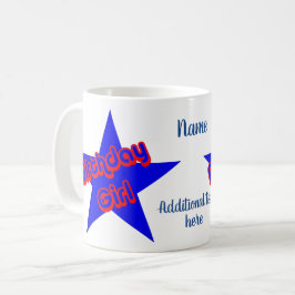 Personlig för daglig flicka i Cute Kaffemugg