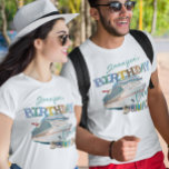 Personlig för daglig kryssningsruta, Frakt T Shirt<br><div class="desc">Den här designen kan vara personlig i det område som tillhandahålls genom att ändra fotot och/eller text. Du kan också anpassa den genom att klicka på Anpassa den här mallen och sedan välja klicka för att anpassa ytterligare alternativ och ta bort eller ändra färg i bakgrunden, lägga till text, ändra...</div>