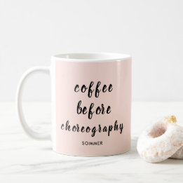 Personlig för danslärarekoreografi kaffemugg