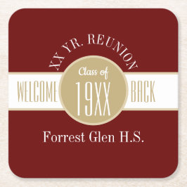 Personlig för dig! Papper Underlägg för klassåterf Kvadrat