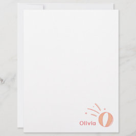 Personlig för eget namn för Basketball Girls Brevhuvud