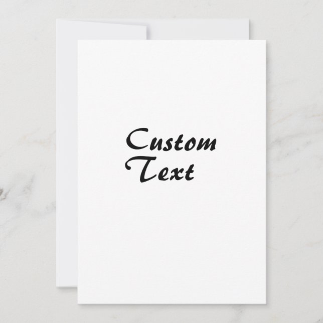 Personlig för eget namn inbjudningar (Framsida)