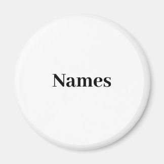 Personlig för eget namn magnet