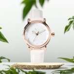 personlig för elegant blå Blommigt eWatch- Armbandsur<br><div class="desc">Blåhandklocka för henne,  blå blommigt</div>