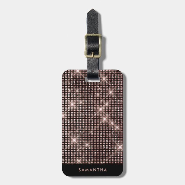 Personlig för Elegant Snyggt Bagagebricka (Vertikal Framsida)