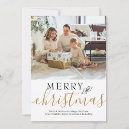 Personlig för enkel Elegant i god jul Julkort