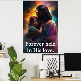 Personlig För Evigt Hållen I Hans Kärlek Poster