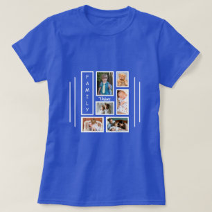 Personlig för familjens fotosamlingspassage t shirt