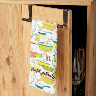 Personlig för Family Kitchen Towel Kökshandduk