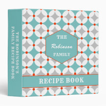 Personlig för Family Recipe Retro Mid Century