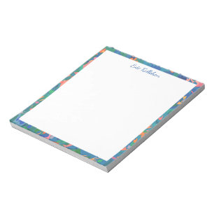 Personlig för färgfull Maximalist Boho-Abstrakt Anteckningsblock