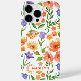 Personlig för färgmodern Blommigt för vattenfärg