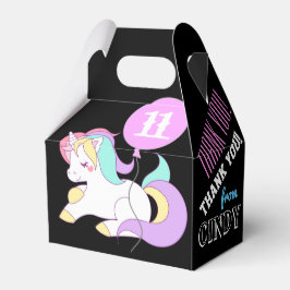 Personlig för favoritruta för Cute Unicorn Party Presentaskar
