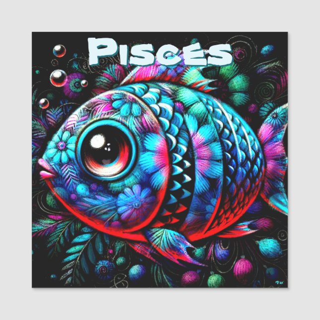Personlig för fiskspissar med stor ficka namnbricka (Framsida)