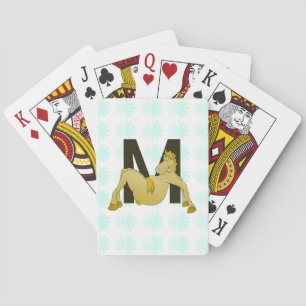 Personlig för flexibla hästar i Monogram M Spel Kort
