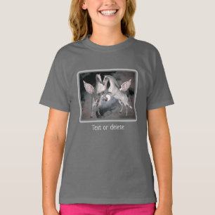 Personlig för flygande Pegasus Horses Fantasy Art T Shirt