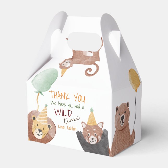 personlig för födelsedagsfest av party-djur presentaskar (Framsidan Sidan)