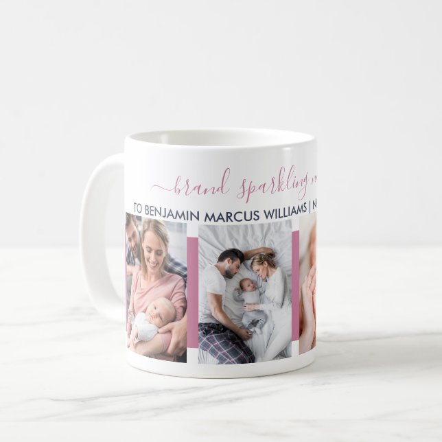 Personlig för fotografi av nya Nana 4 Kaffemugg (Framsida vänster)
