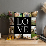 Personlig för fotosamling i Kärlek-familjen Kudde<br><div class="desc">Kärlek Family Photo Collage Personlig Dekorativ kudde</div>