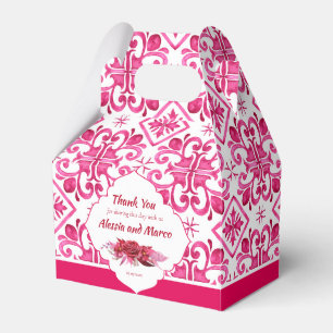 Personlig för Fuchsia Majolica magenta Pelenplatto Presentaskar