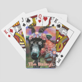 Personlig för getter från Blommigten Fårdjur Casinokort