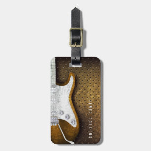 Personlig för gitarr för kall metallGrunge Bagagebricka