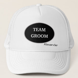 Personlig för Groomsmanlagbrudgum Keps