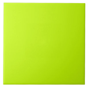 Personlig för Gult av fluorescerande Lime Green Ne Kakelplatta