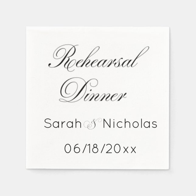 Personlig för hemmabruk för daglig cocktail pappersservett (Framsidan)