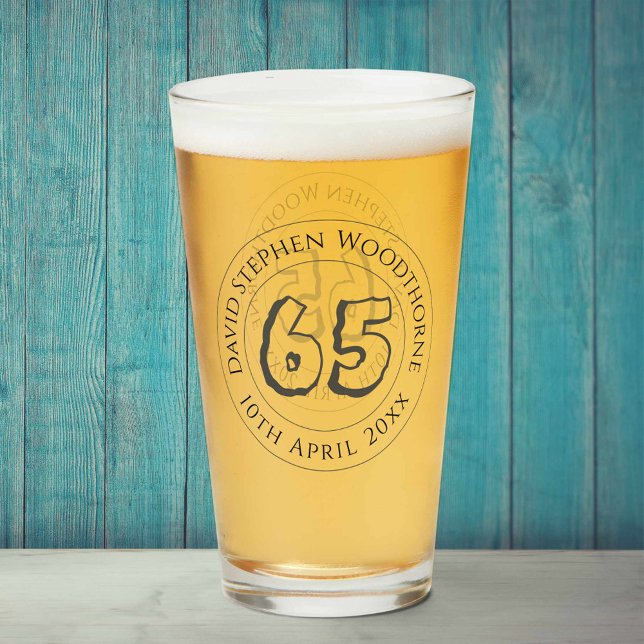 Personlig för högtidlighållande av födelsedagen glaskopp (Skapare uppladdad)