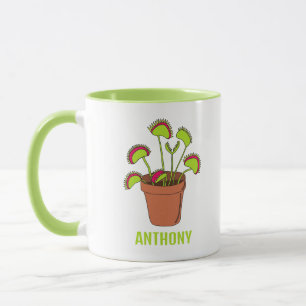 Personlig för illustration av Venus Fly Trap Plant Mugg