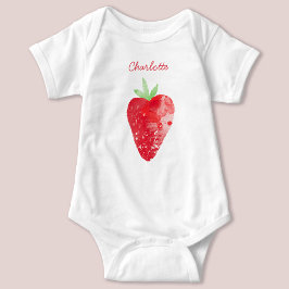 Personlig för jordgubbsvattenfärg t shirt