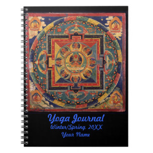 Personlig för journal för Buddha MandalaYoga Anteckningsbok