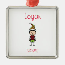 Personlig för julgranstecken, barn