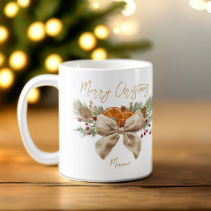 Personlig för julklappar med coquette-butik kaffemugg