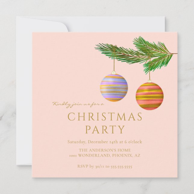 Personlig för julprydnader (Framsida)