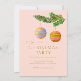 Personlig för julprydnader inbjudningar