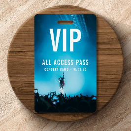 Personlig för konsert-händelse för VIP All Access-