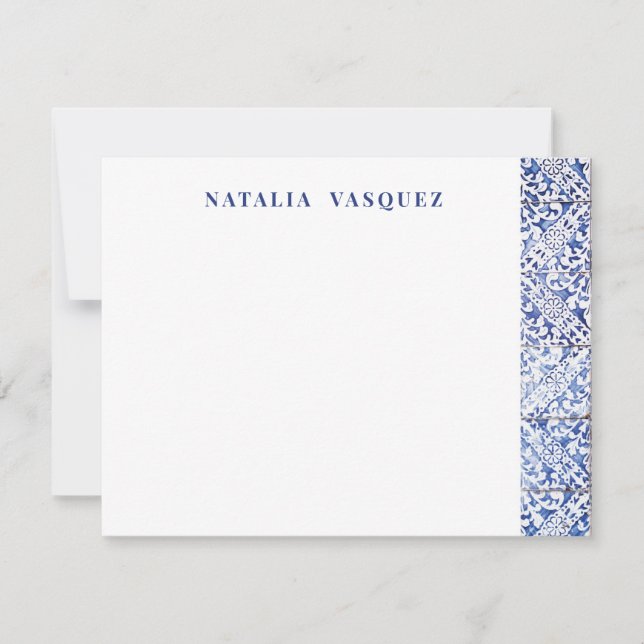 Personlig för kvinnor anteckningskort (Framsida)