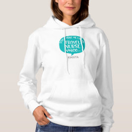 Personlig för kvinnor Funny Travel Nurse Hoodie T Shirt