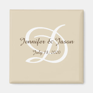 personlig för kylskåp i bröllop magnet