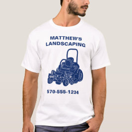 Personlig för landskapsskötsel av Gräsmatta T Shirt