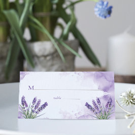 Personlig för Lavender Garden Wedding Placeringskort
