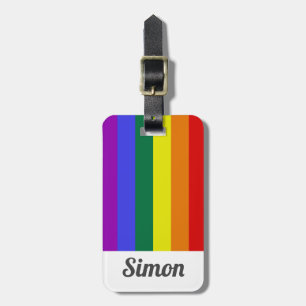 Personlig för Lgbt-Pridet Regnbåge Bagagebricka